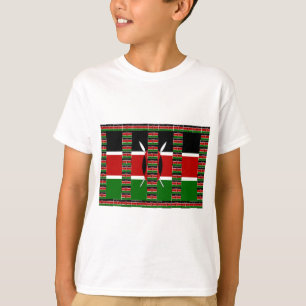 T-shirt Kenya noir vert