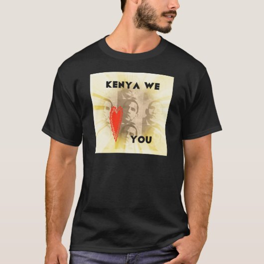 T-shirt Kenya Nous Vous Aimons (Devant)