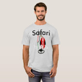 T-shirt Kenya Safari Papa Hakuna Matata Tee - shirts de pa (Devant entier)