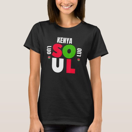 T-shirt Kenya Soul Luo Groupe Ethnique Ancêtre Initiation  (Devant)