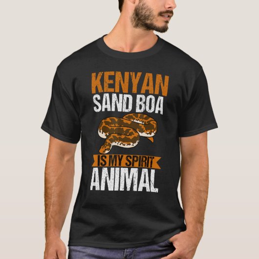 T-shirt Kenyan Sand Boa est mon esprit Animal Snake Propri (Devant)