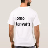 T-shirt kenyatta de jomo (Dos)