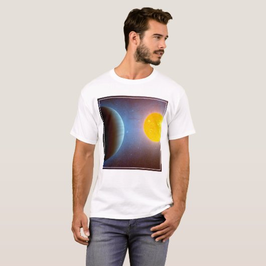T-shirt Kepler-10 Star System. (Devant entier)