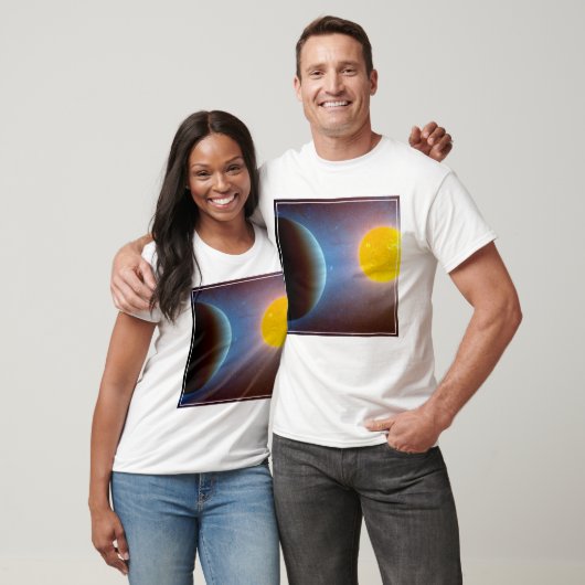 T-shirt Kepler-10 Star System. (Unisexe)
