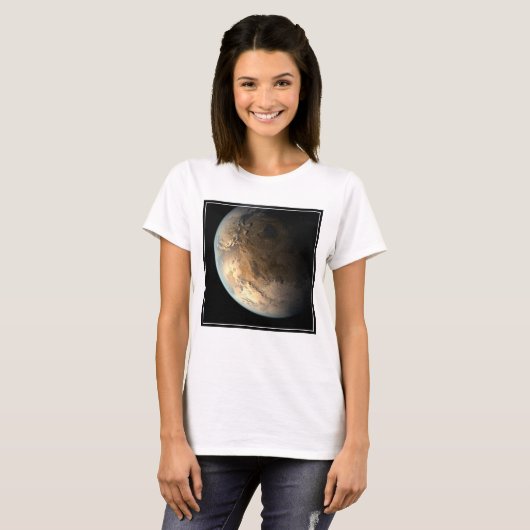 T-shirt Kepler-186f Orbitant Une Étoile Éloignée. (Devant entier)