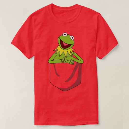 T-shirt Kermit La Grenouille en poche (Design devant)