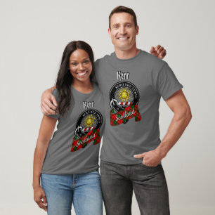 T-Shirt Kerr Clan Badge & Tartan