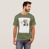 T-shirt Kerr/Londres James Joyce et la citation "God Spoke (Devant entier)