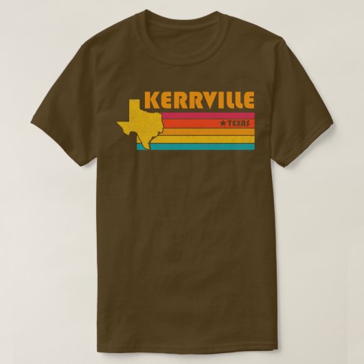 T-shirt Kerrville Texas Souvenir Vintage (Design devant)