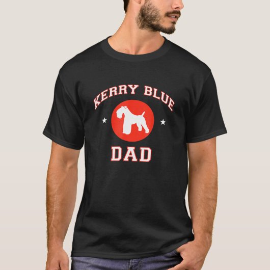 T-shirt Kerry Blue Terrier Papa (Devant)