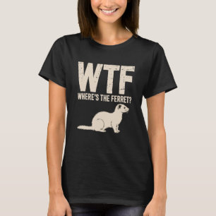 T-shirt Keskidi Où est la furette Drôle Amateur de furet H