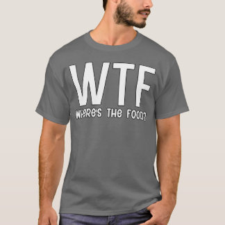T-shirt Keskidi où est la nourriture rétro drôle
