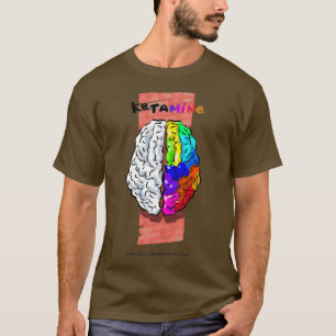 T-shirt Ketamine Cerveau Drôle Cartoons Médicales