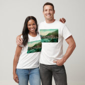 T-shirt Ketchikan, vue de ville de l'Alaska - première (Unisexe)
