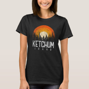 T-shirt Ketchum Idaho ID Style Rétro Vintage 70s 80s 90s