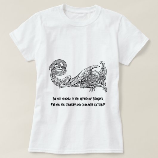 T-shirt Ketchup 2 de dragon (Design devant)