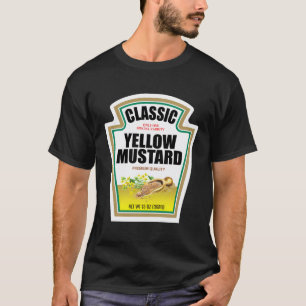 T-shirt Ketchup Mustard do-it-yourself Costume de couple d