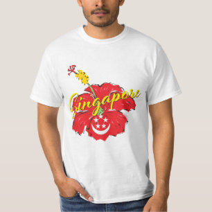 T-shirt Ketmie de patriotes de Singapour