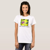 T-shirt Ketmie jaune hyper (Devant entier)