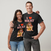 T-shirt Keto Diet Design I Love Meat (Unisexe)