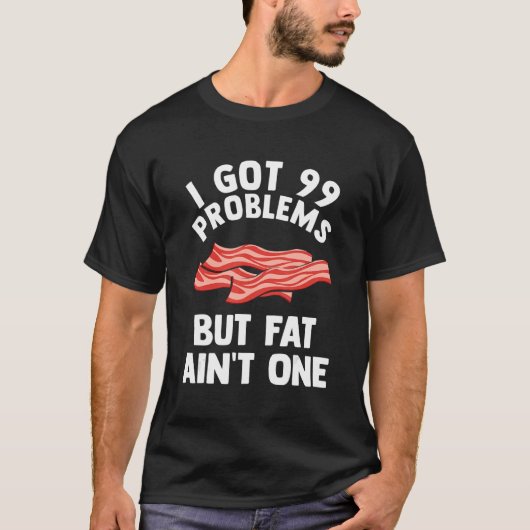 T-shirt Keto Diet Idées Cadeau Ketones Bacon Hommes sains  (Devant)