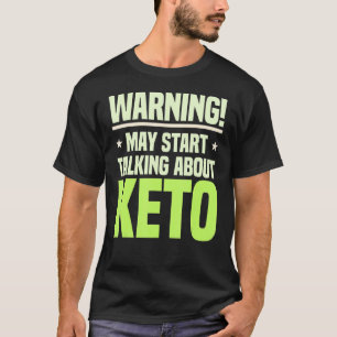 T-shirt Keto Diet Ketogénique Ketose Faible Carbe Diététis