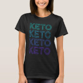 T-shirt Keto Diet Retro Ketogénique Diet Keto (Devant)