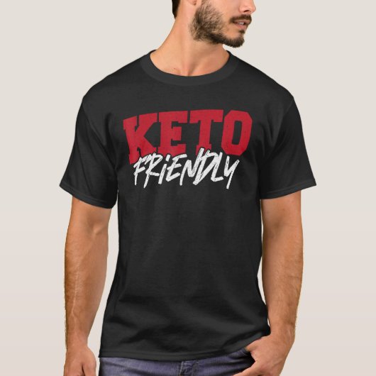T-shirt Keto Friendly Keto Diet Ketogénique Ketones (Devant)
