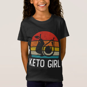 T-Shirt Keto Girl, Funny Ketogénique Diet Avocado Fruit Lo
