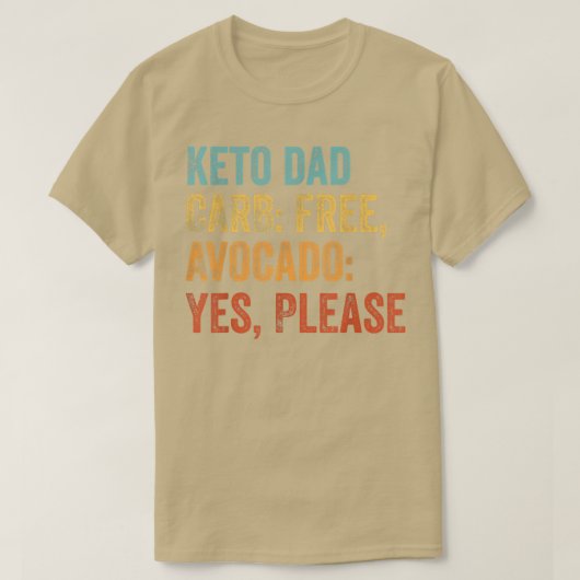 T-shirt Keto papa (Design devant)