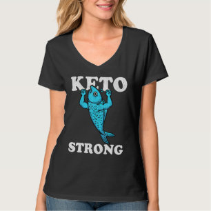 T-shirt Keto Poisson fort Musées de régime alimentaire Két