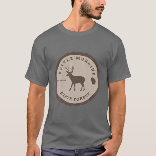 T-shirt Kettle Moraine State Forest Wisconsin WI Outdoors (Devant)
