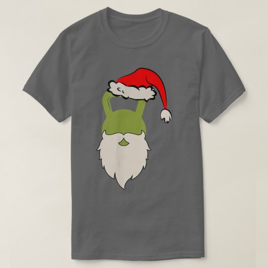 T-shirt Kettlebell de Noël Entraînement Funny Gym Weighlif (Design devant)