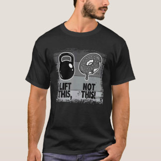 T-shirt Kettlebell Donut Entraînement Pour Hommes Femmes F