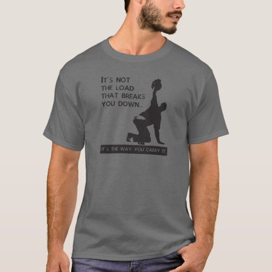 T-SHIRT KETTLEBELL GETUP - CITATION DE MOTIVATION (Devant)