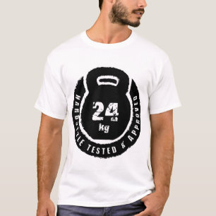 T-shirt Kettlebell : Hardstyle a examiné et 24kg approuvé