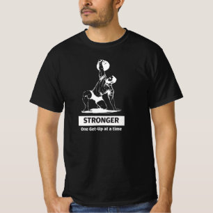 T-shirt Kettlebell noir Stronger