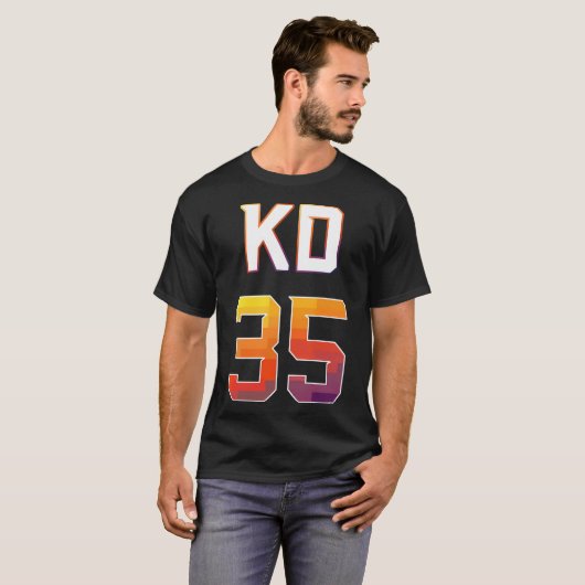 T-shirt Kevin Durant, Déclaration Jersey Design (Devant entier)