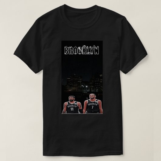 T-shirt Kevin Durant Kyrie Irving Brooklyn Nets (Design devant)