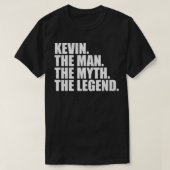 T-shirt Kevin Nom Kevin Nom Kevin prénom (Design devant)