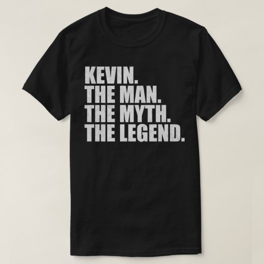 T-shirt Kevin Nom Kevin Nom Kevin prénom (Design devant)