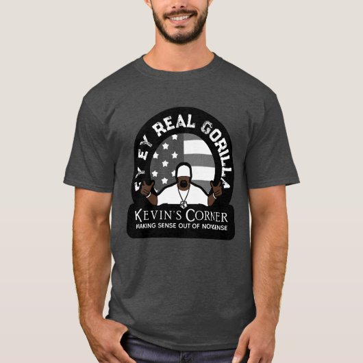T-shirt Kevin's Corner EY EY Real Gorilla Emblem (Devant)