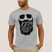 T-shirt Kevs Bachelor Party Grey Ghost (Devant)