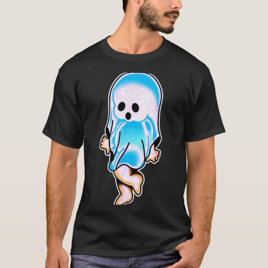 T-shirt Kewpie bébé fantôme boo (Devant)