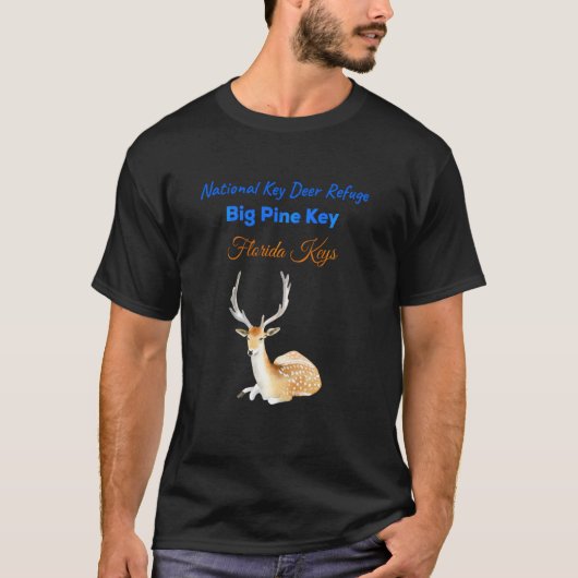 T-shirt Key National Deer Refuge Big Pine Key Florida Keys (Devant)