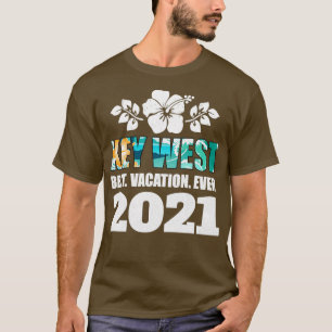 T-shirt Key West Best Vacation Ever 2021 Souvenir cadeau