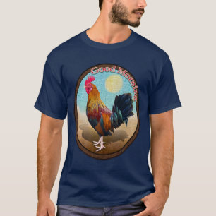 T-shirt Key West - Coq tzigane Good Morning Vintage Oval