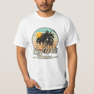 T-shirt Key West Florida Keys Retro les années 70 Beach V