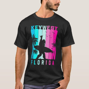 T-shirt Key West Florida Retro Beach Sunset Summer Vibes A