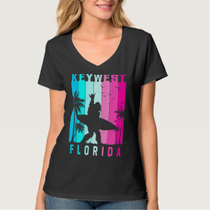 T-shirt Key West Florida Retro Beach Sunset Summer Vibes A